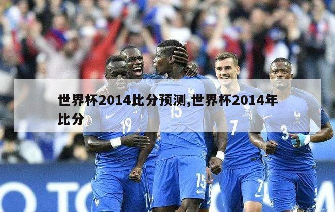 世界杯2014比分预测,世界杯2014年比分